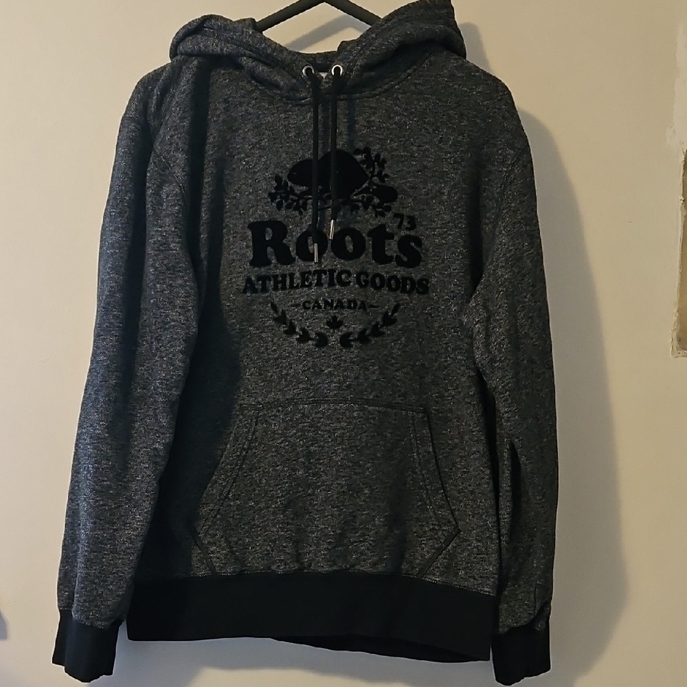 Roots Men's Charcoal Athletic Hoodie